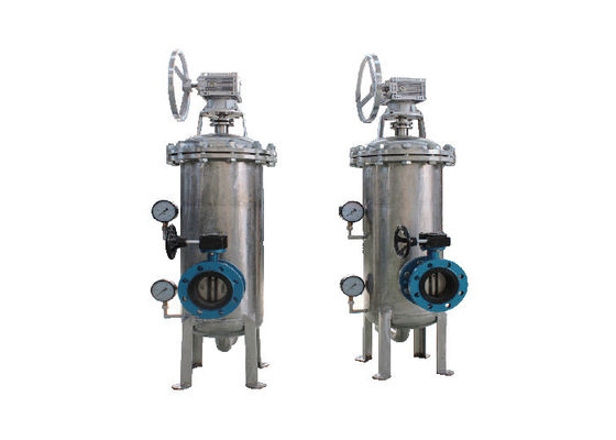 Filtro automático del sedimento de la limpieza de uno mismo del filtro de agua de la presión baja de la manivela