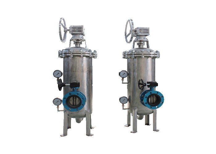 Filtro automático del sedimento de la limpieza de uno mismo del filtro de agua de la presión baja de la manivela