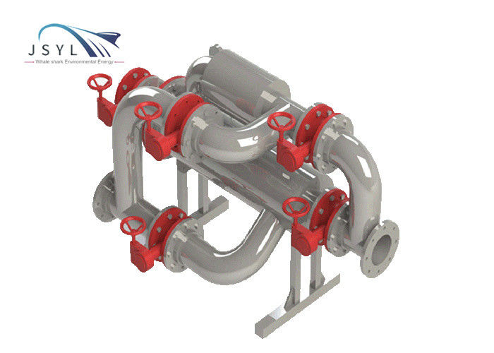 tamiz manual de acero inoxidable de la turbulencia del filtro del duplex 1-500m3/H 304
