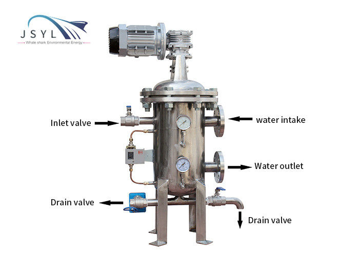 Diámetro 3&quot; a 24&quot; dispositivo automático del tratamiento de aguas residuales del filtro de la limpieza de uno mismo del tubo